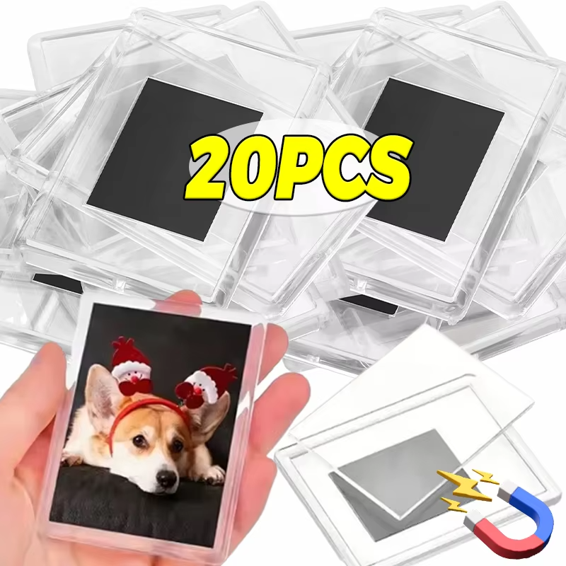 Photography Hacks - 12/20PC Clear Magnet Photoes Holders Acrylic