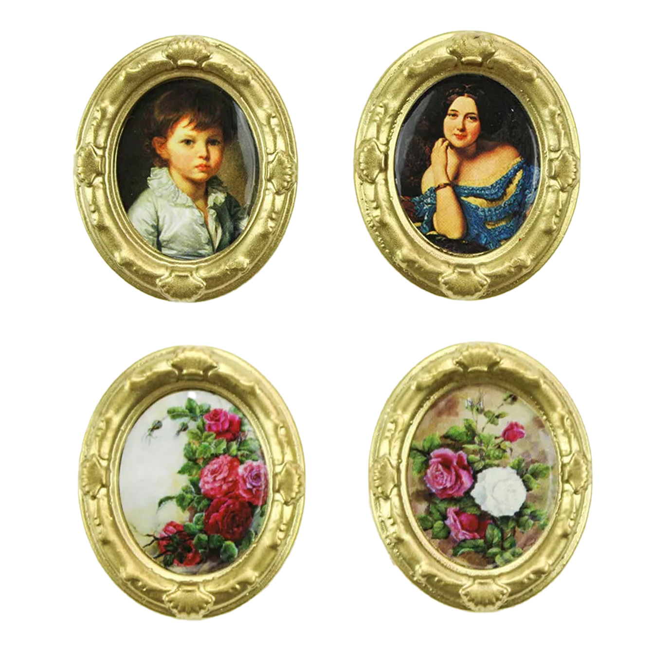 Photography Hobby - 2 pieces of miniature oil painting