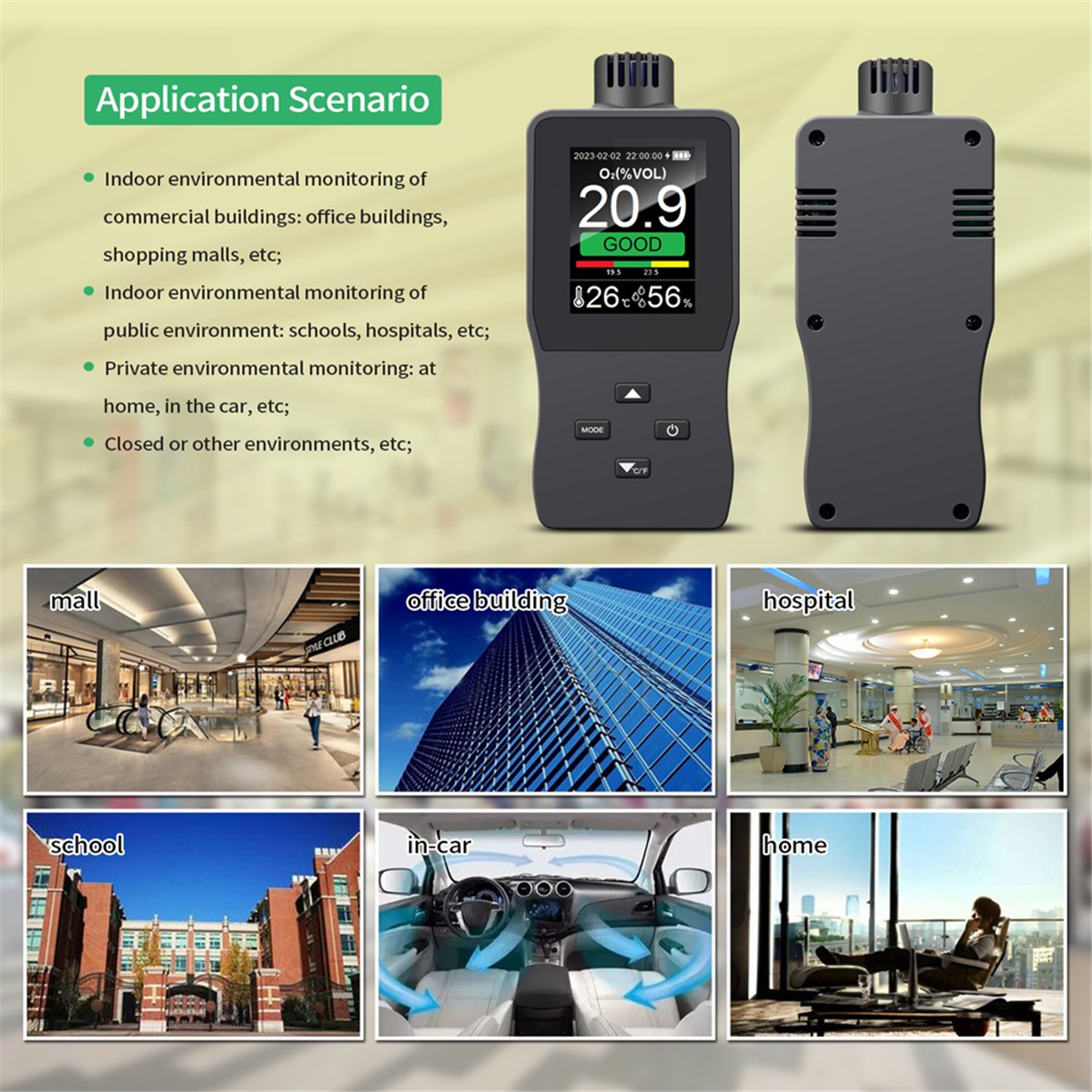 Photography Digital - A002 A8 Handheld Digital Oxygen Detector