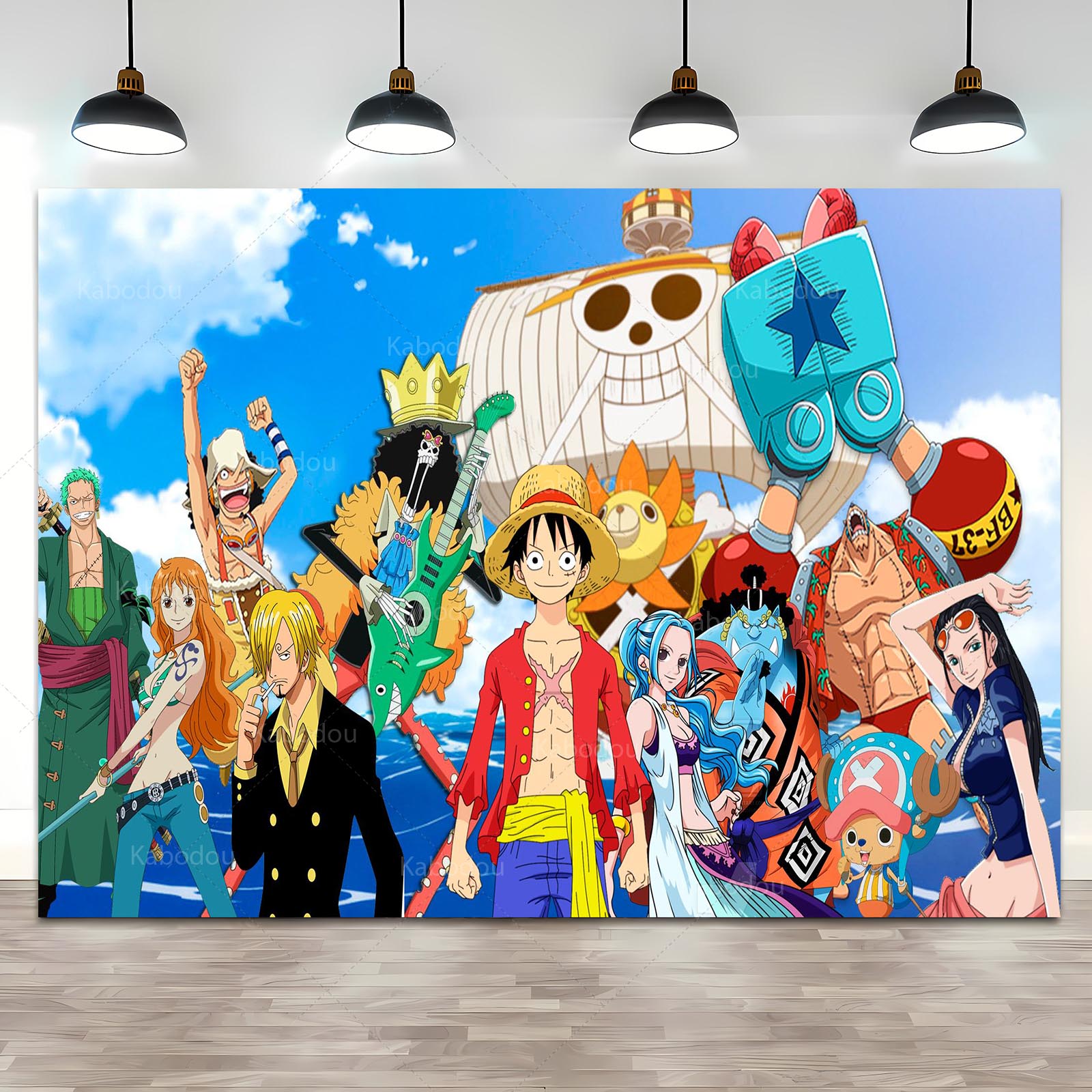 Photography Class - Anime One Piece Luffy Backdrop Child