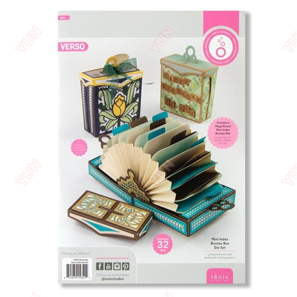 Photography Umbrella - Mini Index Bureau Box Die Set