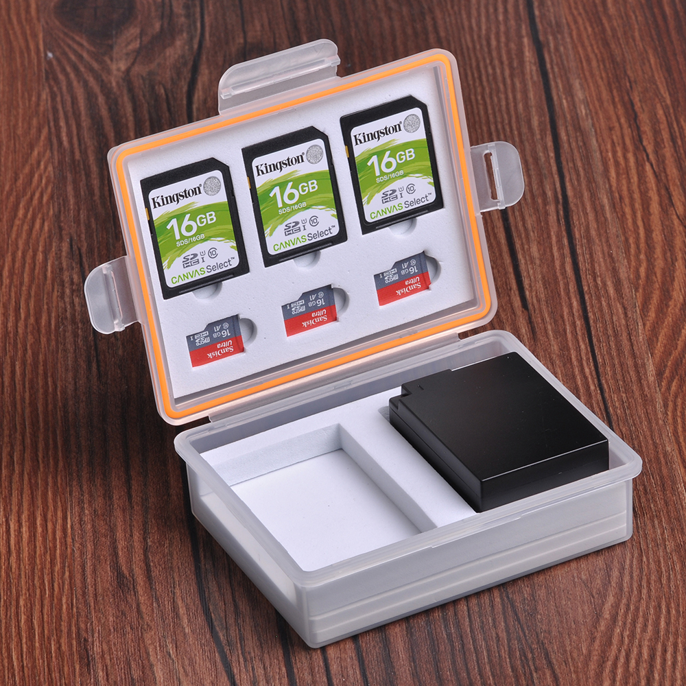 Camera Battery Storage Box SD  - Memory Card Case 评论和价格