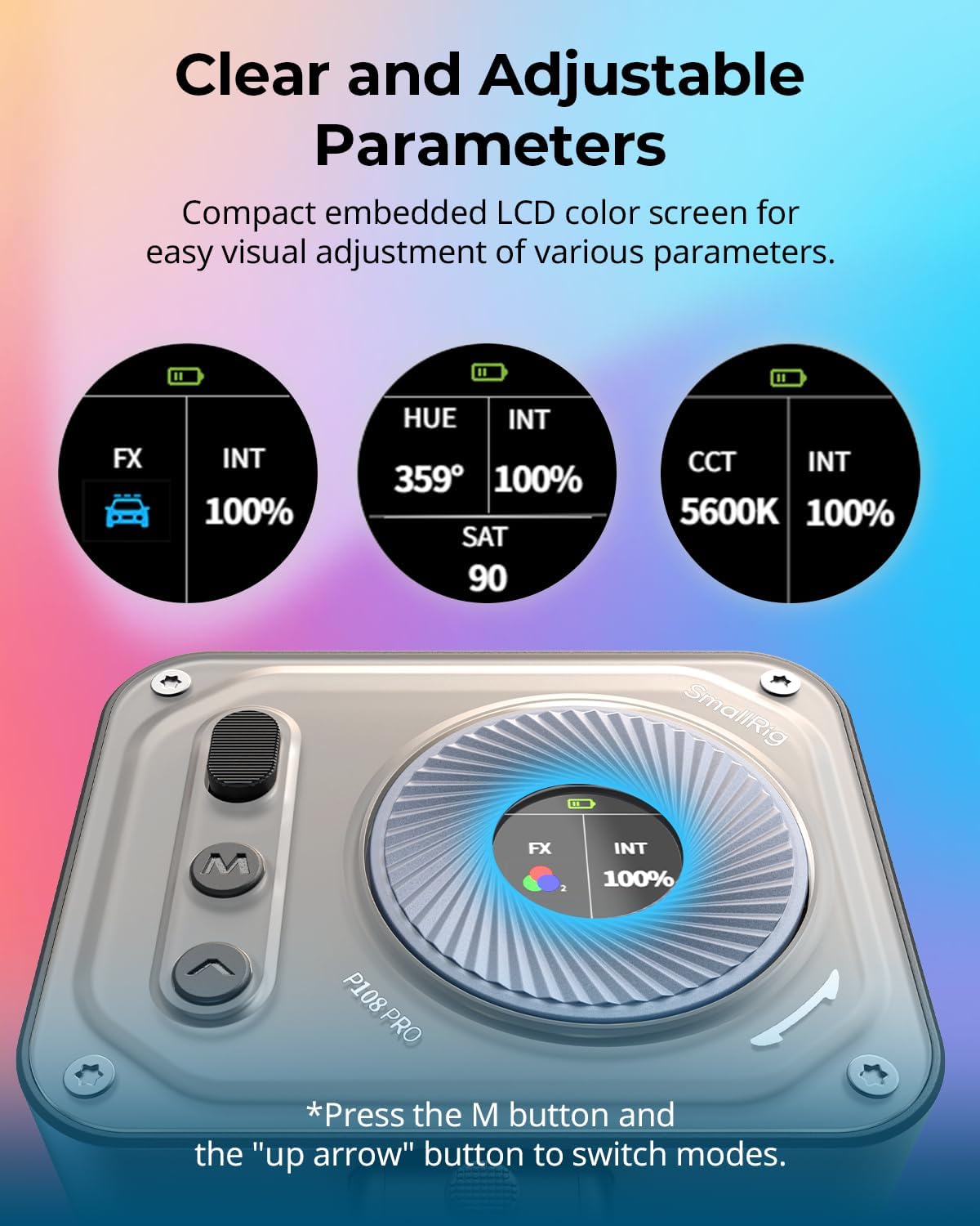 SMALLRIG Vibe P108 Pro RGB Vid - Photography Video 评论和价格