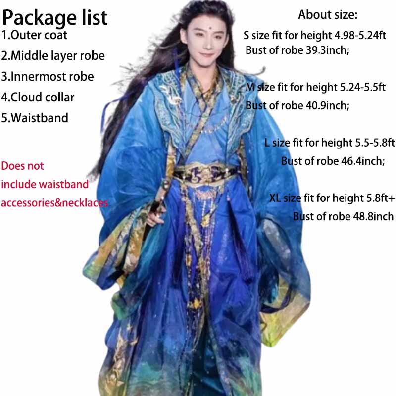 Luxury Chinese Hanfu Men Ancie - Photography Of A Man 评论和价格