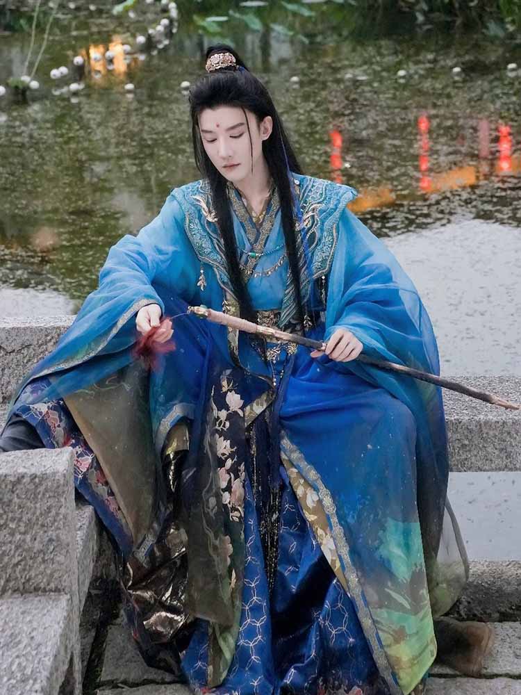 Luxury Chinese Hanfu Men Ancie - Photography Of A Man 评论和价格