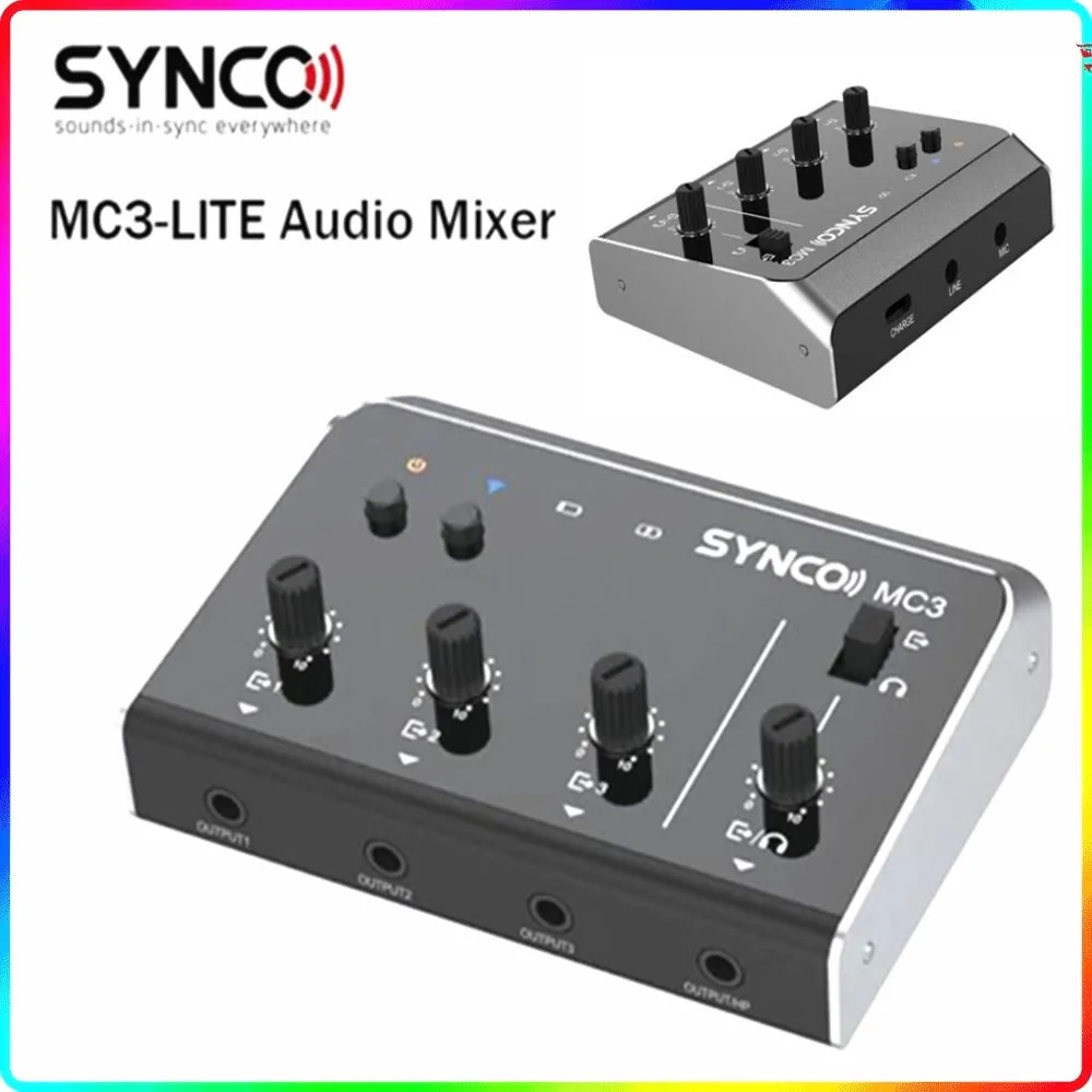Synco MC3 Lite Audio Mixer 4 C - Photography Video 评论和价格