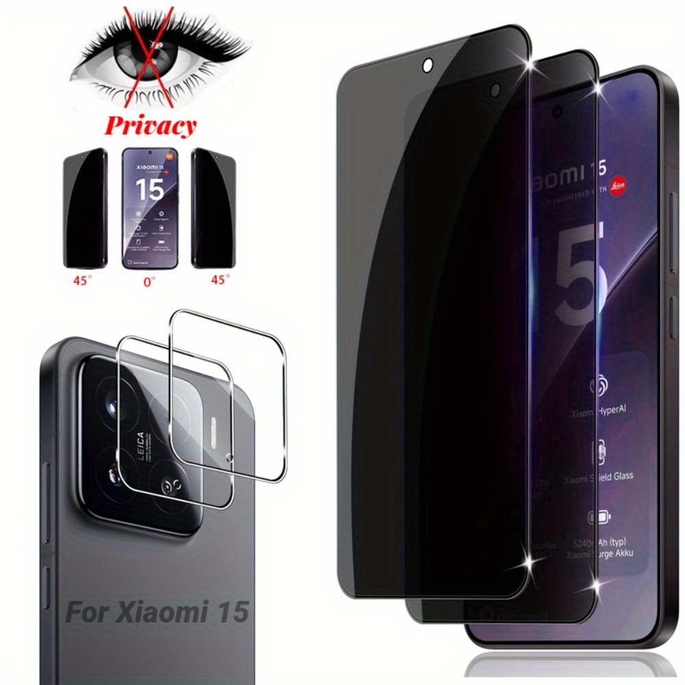 3+3 3Pcs Privacy-Screen Protec - Xiaomi Photography Kit 15 Ultra 评论和价格