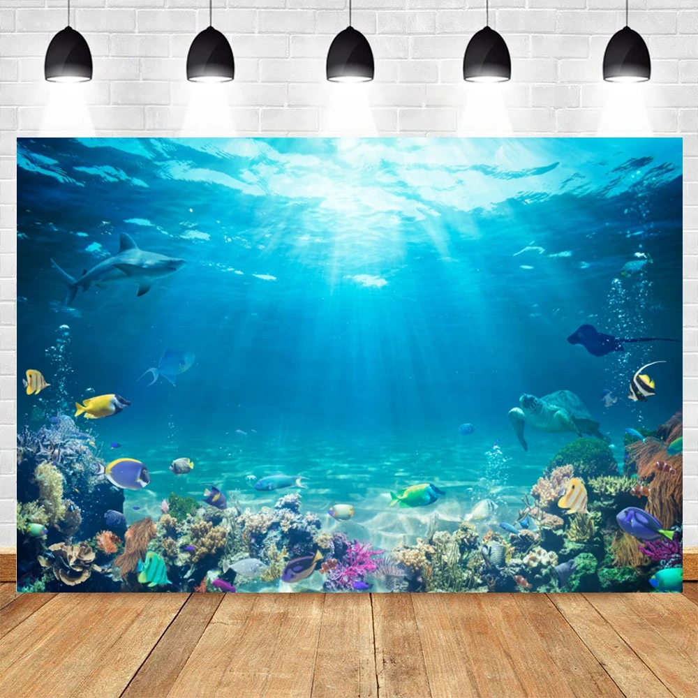 Underwater World Photo Backgro - Photography History 评论和价格