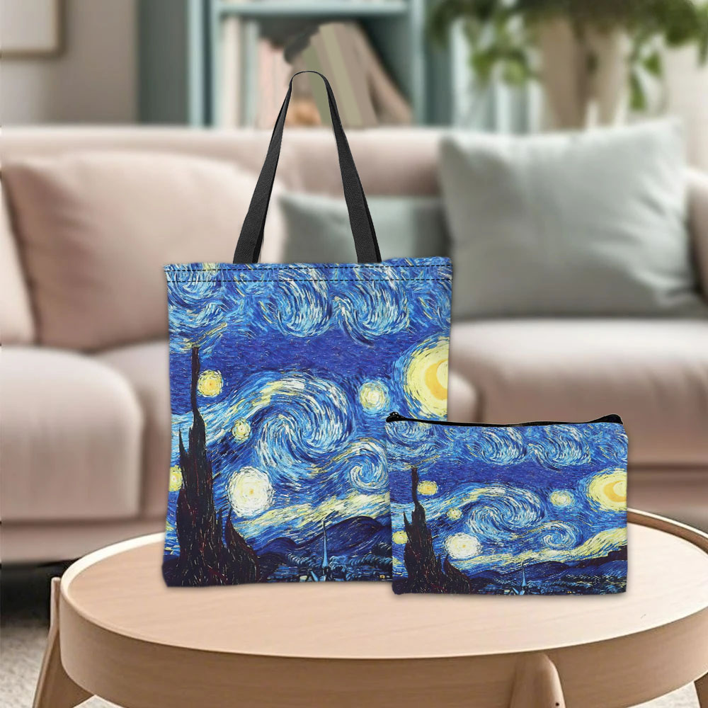 Van Gogh Series Tote Bag Cosme - Photography Hobby 评论和价格
