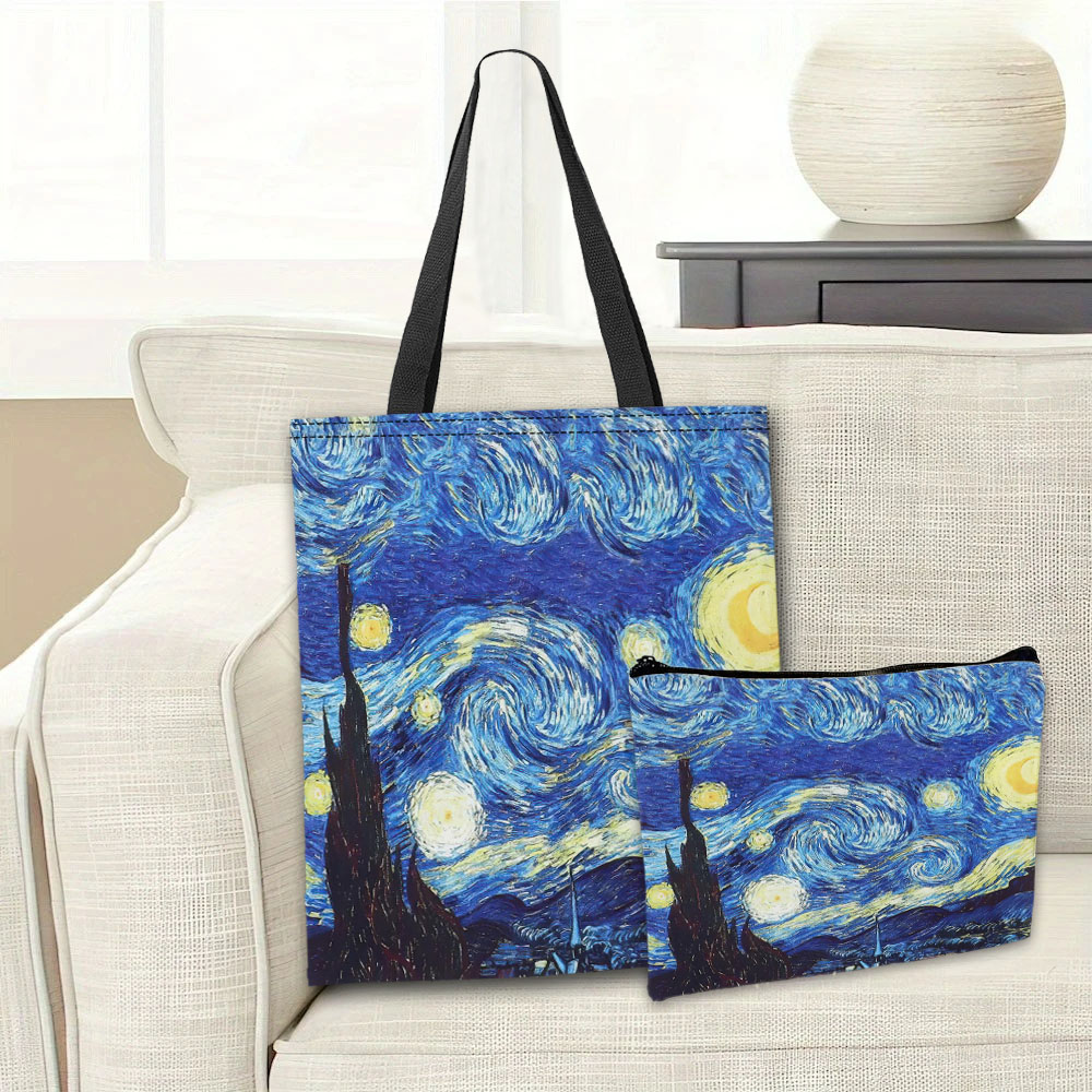Van Gogh Series Tote Bag Cosme - Photography Hobby 评论和价格