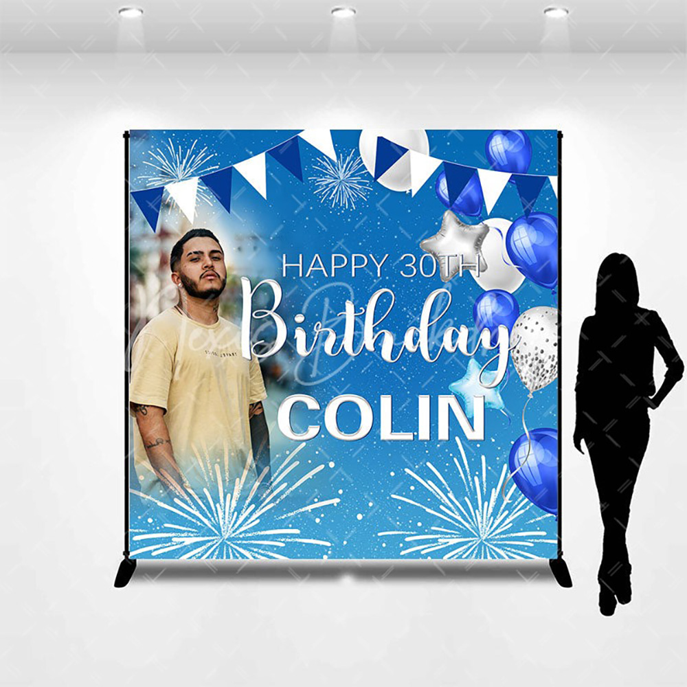 Custom Photo Blue Balloon 30th - Photography Of A Man 评论和价格