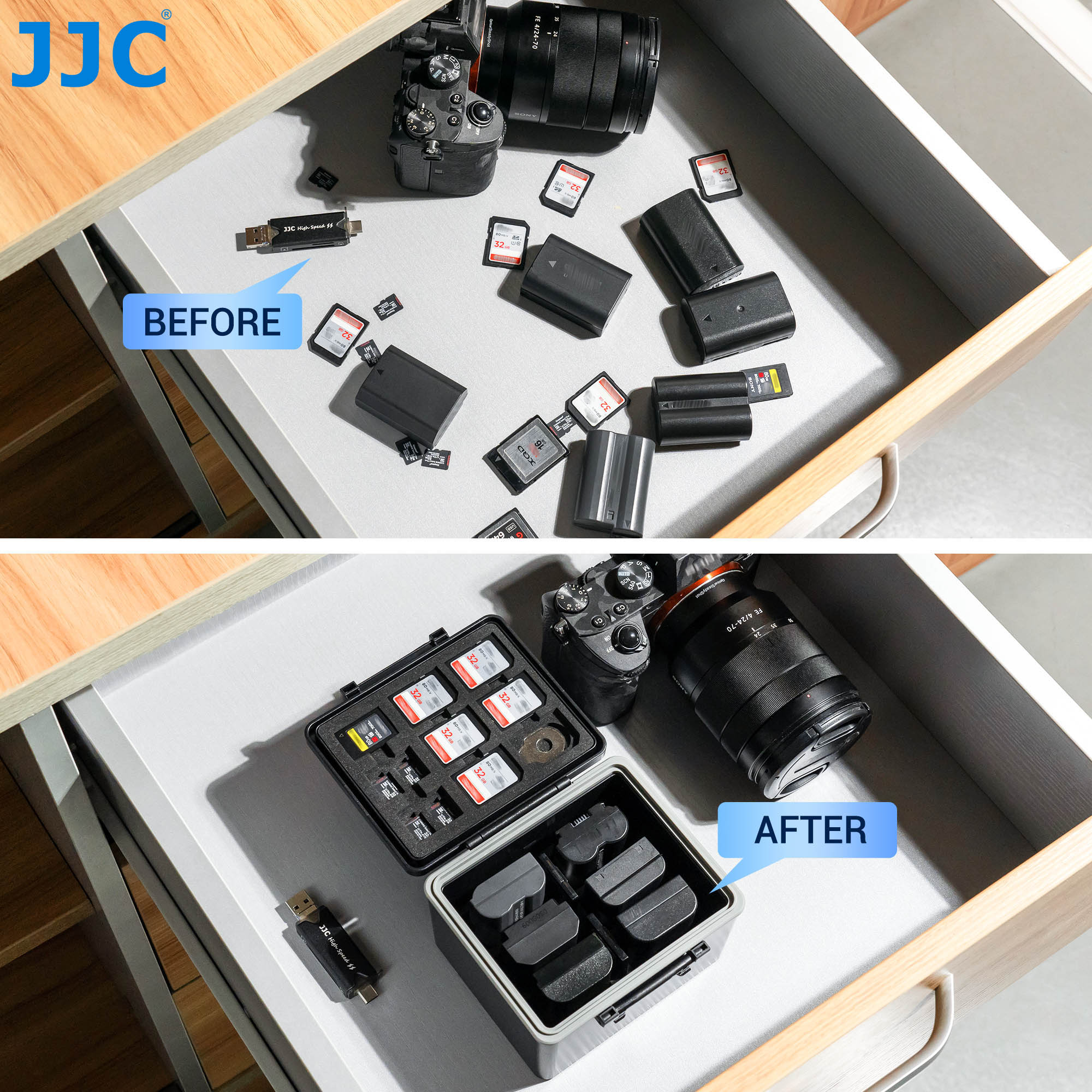 JJC Camera Battery Case Storag - Memory Card Case 评论和价格