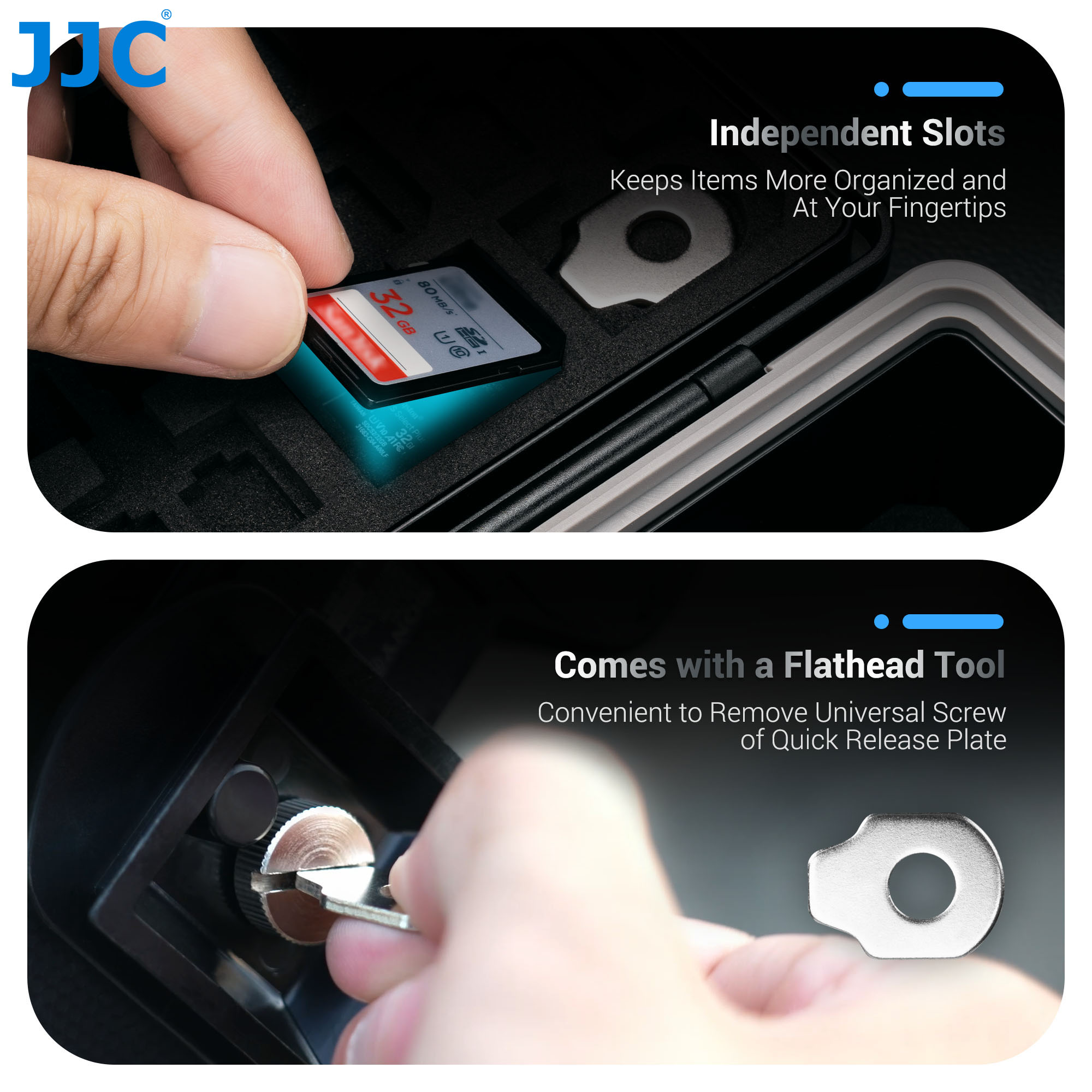 JJC Camera Battery Case Storag - Memory Card Case 评论和价格