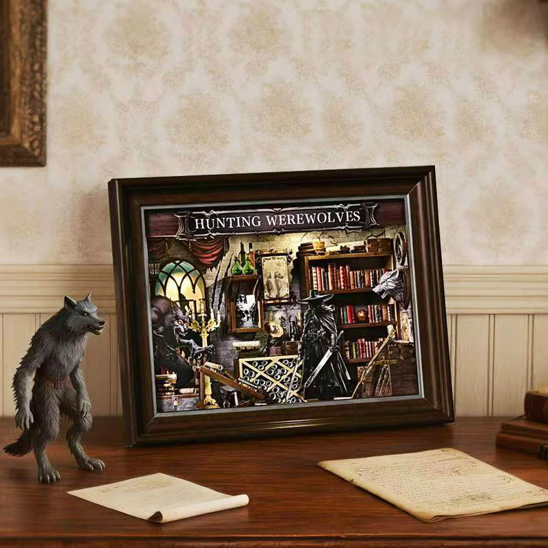 DIY 3D Wooden Book Nook Kit Mi - Photography Hacks 评论和价格