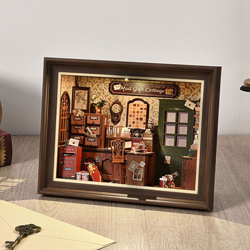 DIY 3D Wooden Book Nook Kit Mi - Photography Hacks 评论和价格