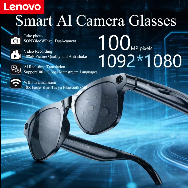 Lenovo 6K Smart Camera Glasses - Photography Video 评论和价格