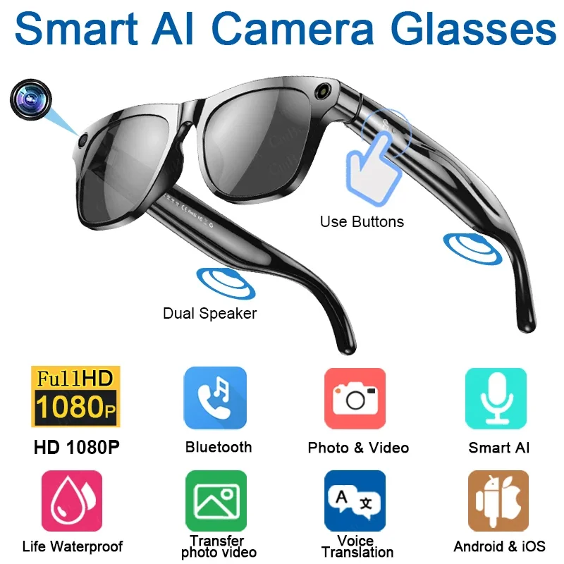 Lenovo 6K Smart Camera Glasses - Photography Video 评论和价格