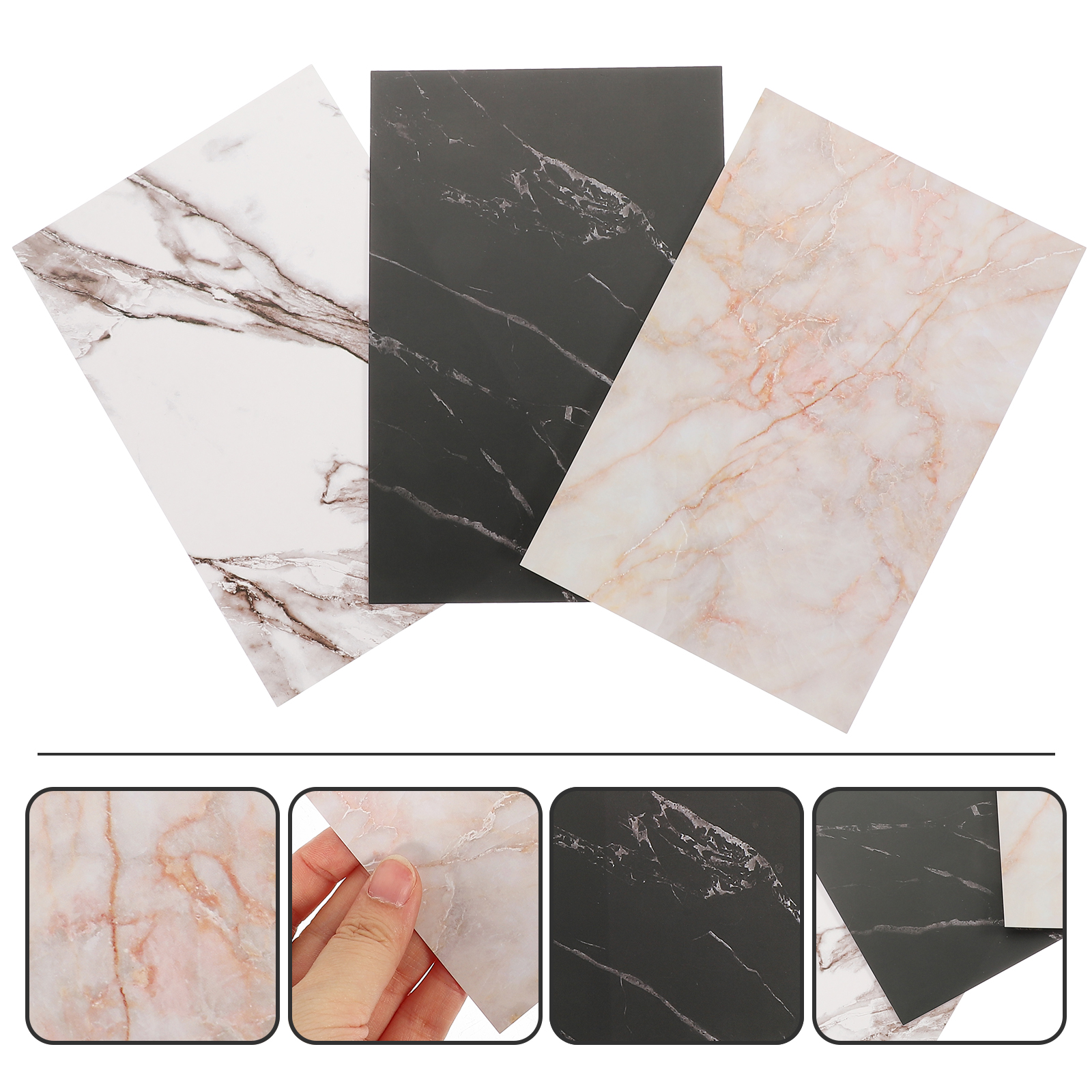 3pcs Marbling Photo Backdrop B - Photography Hacks 评论和价格