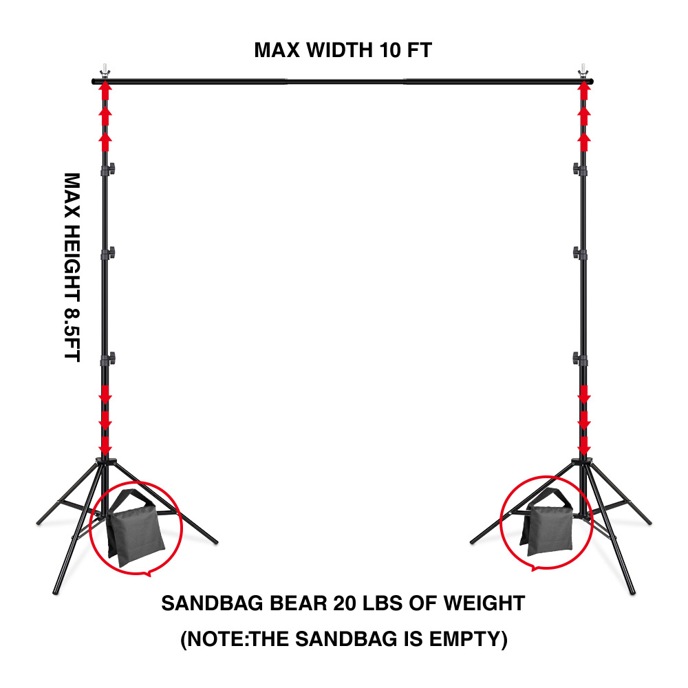 Backdrop Stand Video Photo Vid - Photography Hacks 评论和价格
