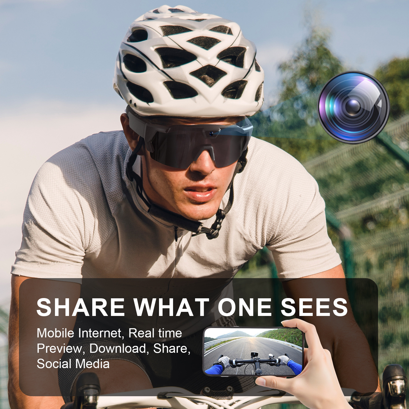 AI Smart Glasses 1200W Pixel 8 - Photography Video 评论和价格