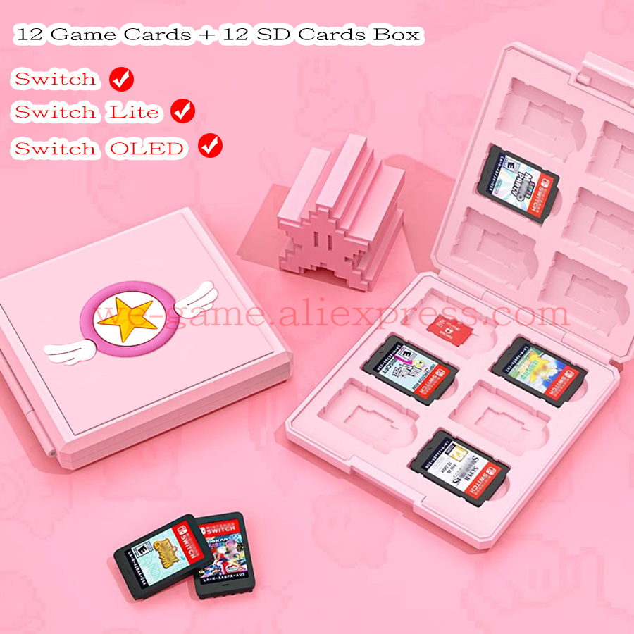 For Nintend Switch OLED 12 Gam - Memory Card Case 评论和价格