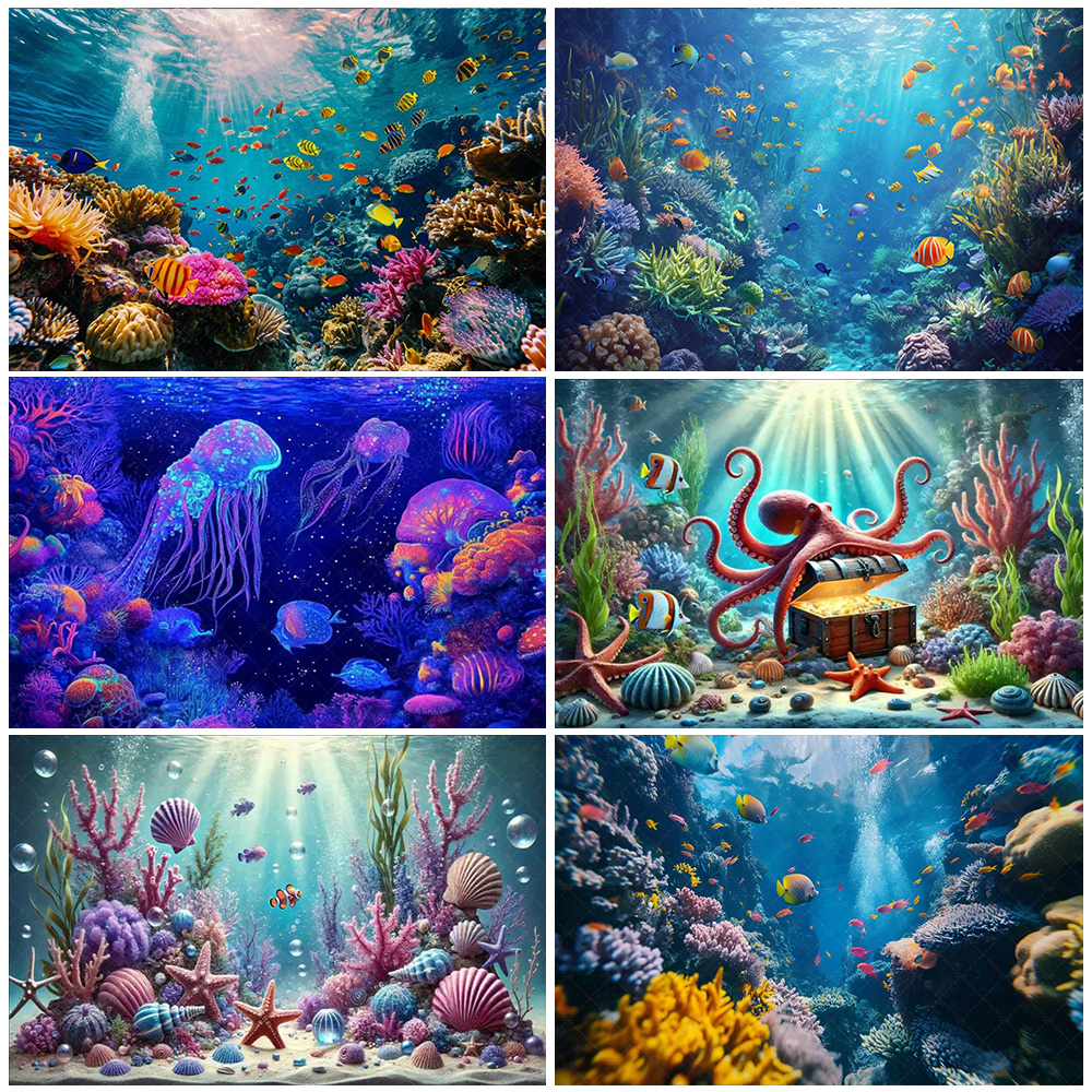 Underwater World Party Decorat - Photography History 评论和价格