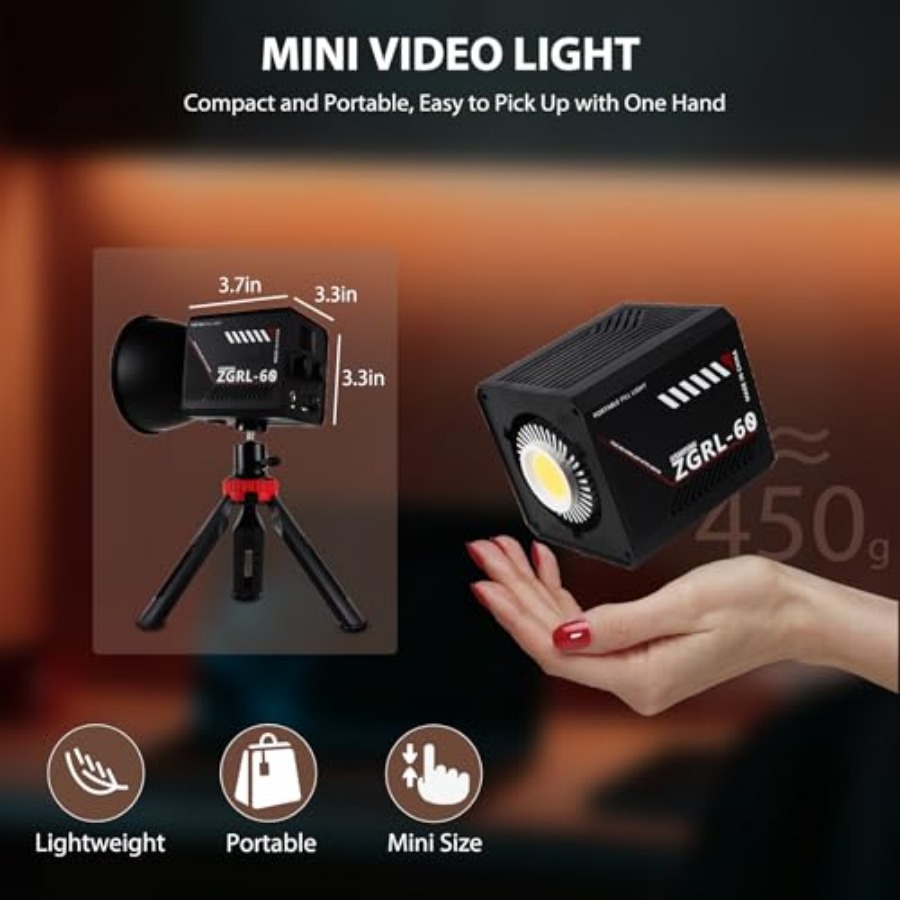 60W COB LED Video Light Handhe - Photography Video 评论和价格