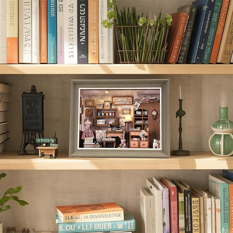 DIY Book Nook Kit 3D Miniature - Photography Hacks 评论和价格