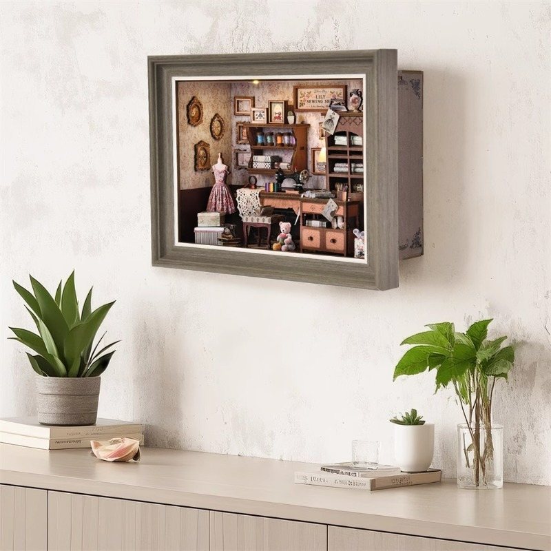 DIY Book Nook Kit 3D Miniature - Photography Hacks 评论和价格