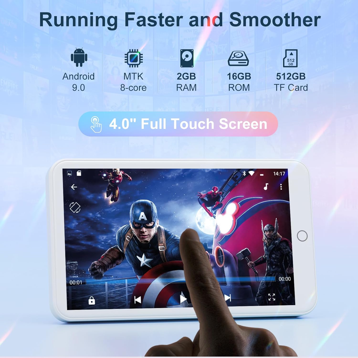 MECHEN MP3 Player Android 9.0  - Photography History 评论和价格