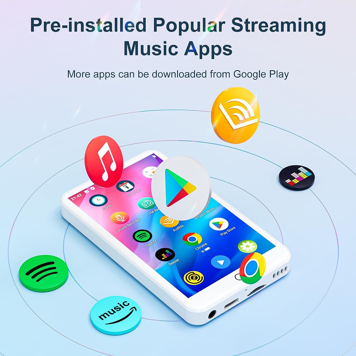 MECHEN MP3 Player Android 9.0  - Photography History 评论和价格