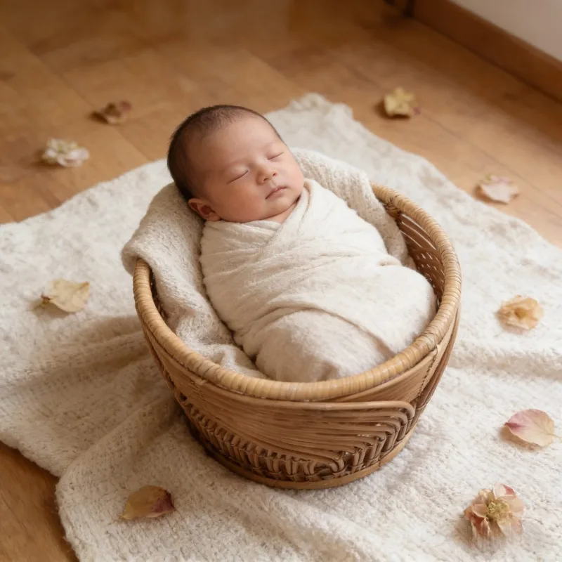 Retro Rattan Basket Chair Newb - Photography Class 评论和价格