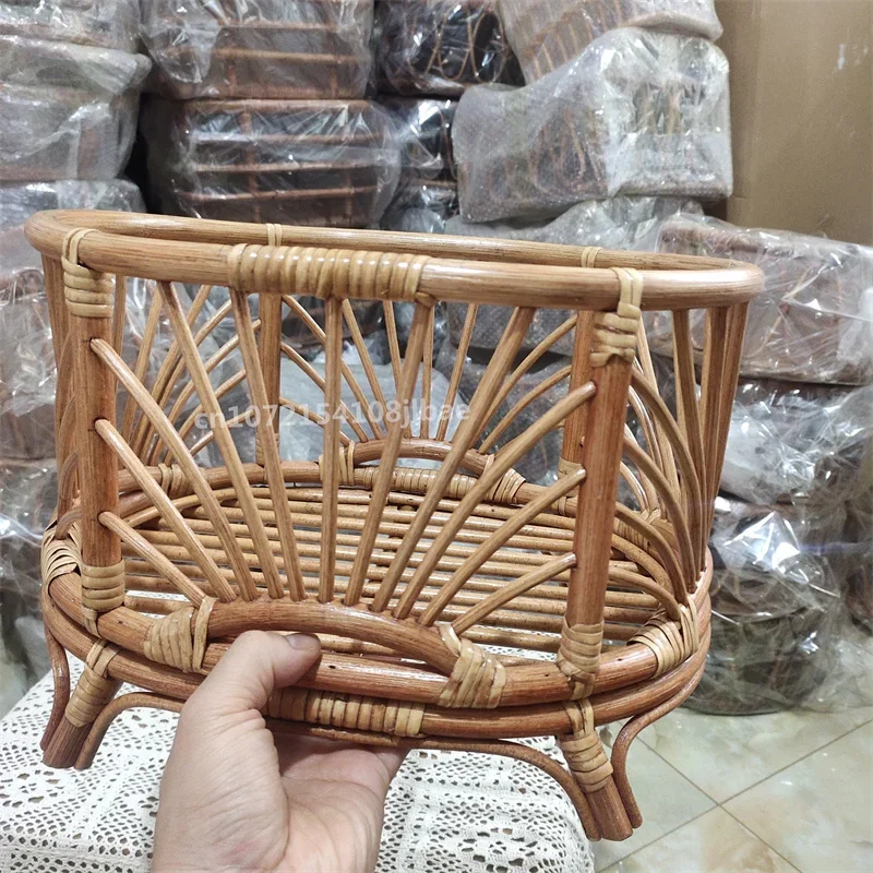 Retro Rattan Basket Chair Newb - Photography Class 评论和价格