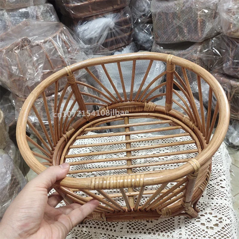 Retro Rattan Basket Chair Newb - Photography Class 评论和价格
