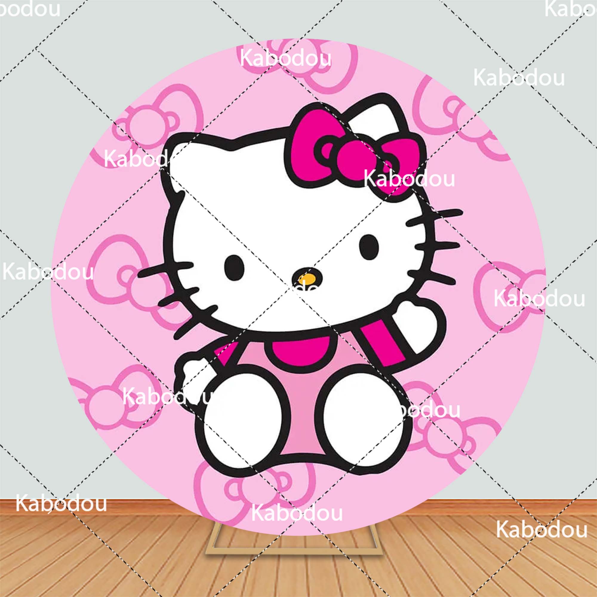 Hello Kitty Round Backdrop Gir - Photography Class 评论和价格