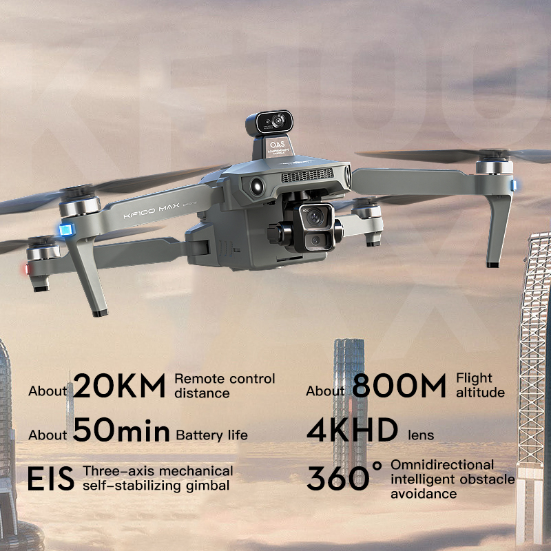 SJRC KF100 MAX 8K UHD Photo HD - Photography Drone 评论和价格