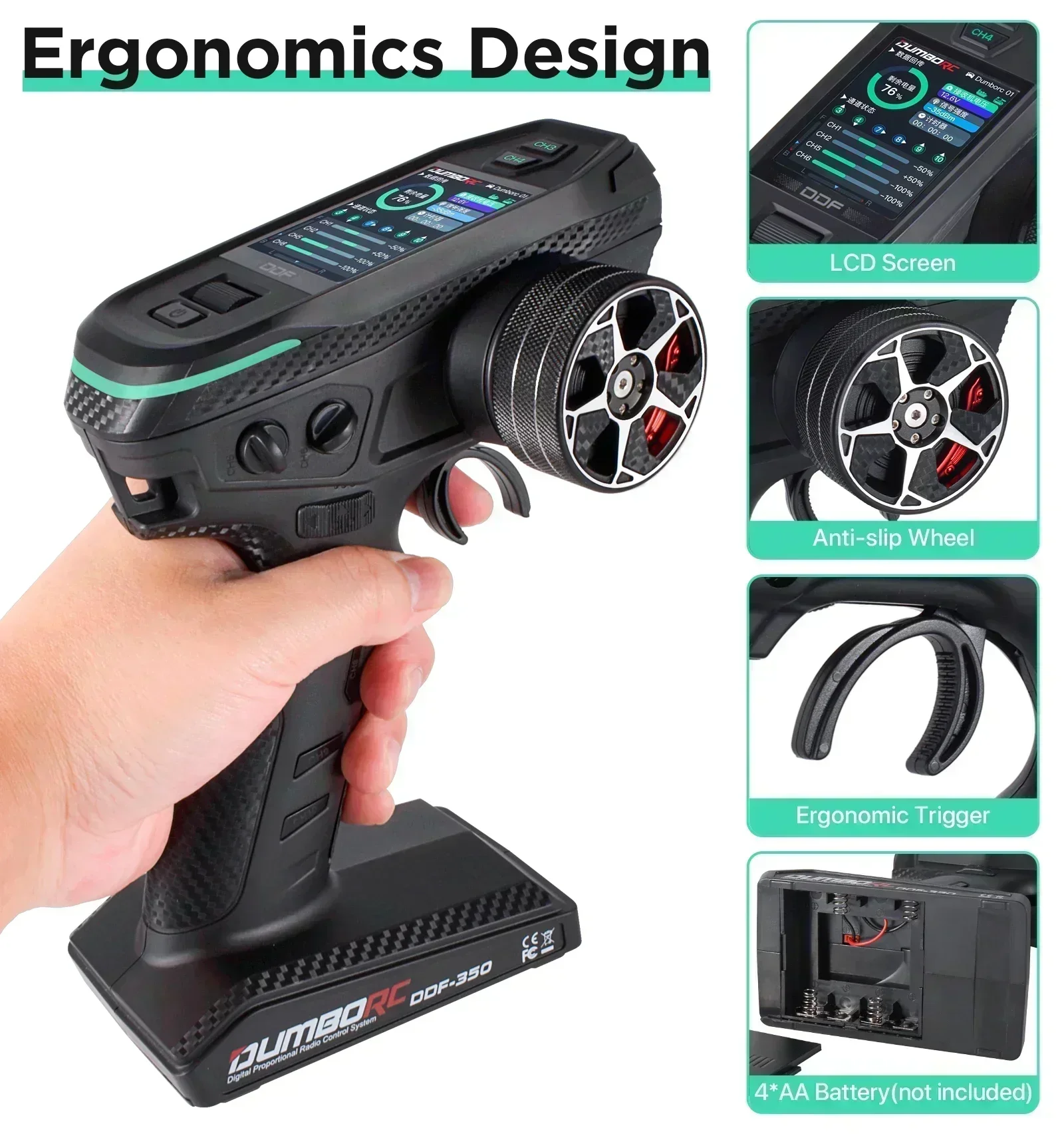 DUMBORC 10CH DDF-350 RC Remote - Photography Digital 评论和价格