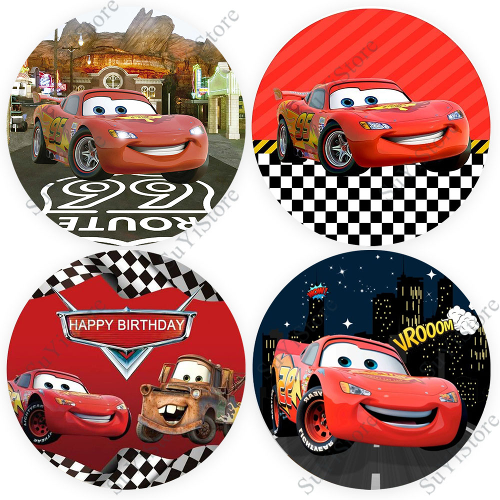 Pixar Cars Round Photo Backdro - Photography Class 评论和价格