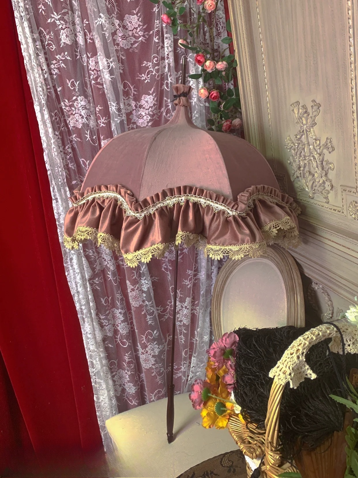 Handmade Vintage Lolita Umbrel - Photography Umbrella 评论和价格