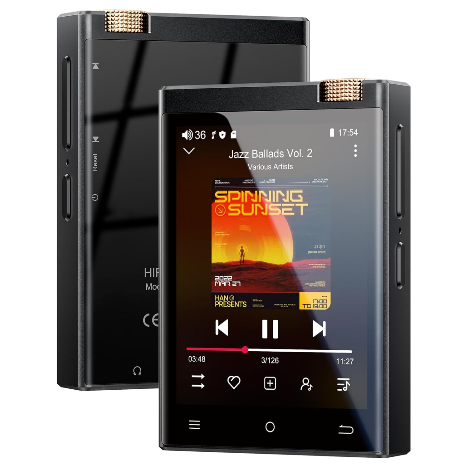 Hi-Fi MP3 Player with Bluetoot - Photography History 评论和价格