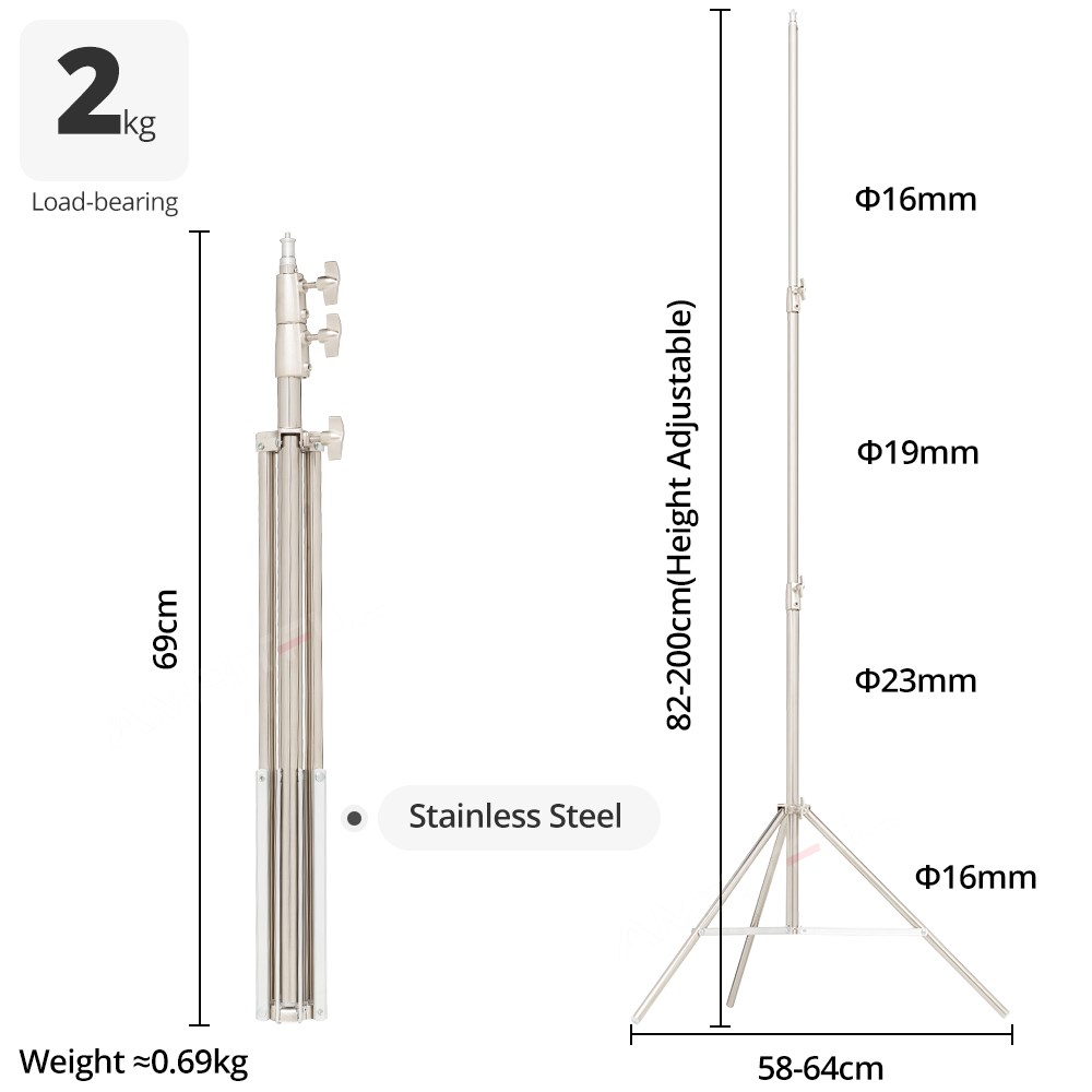 AMBITFUL Stainless Steel 2M He - Photography Umbrella 评论和价格