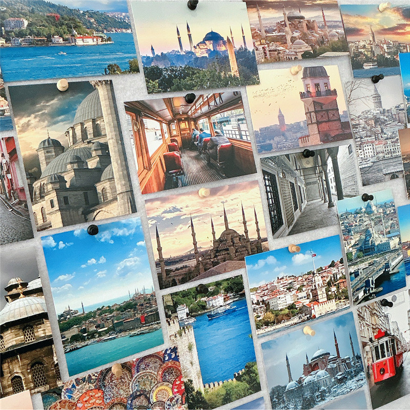 30Pcs 10x14cm Travel Landscape - Photography Class 评论和价格