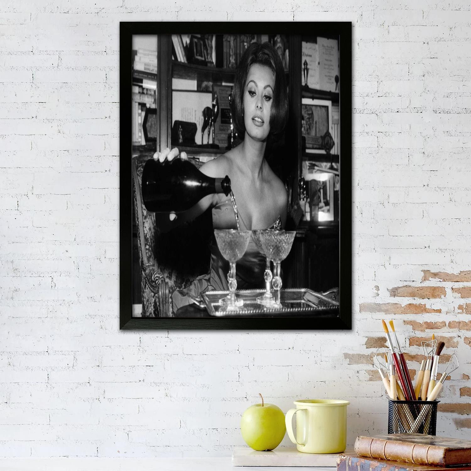 sophia loren Canvas Art Poster - Photography Hobby 评论和价格