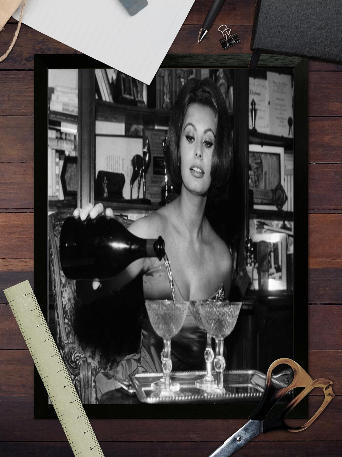 sophia loren Canvas Art Poster - Photography Hobby 评论和价格