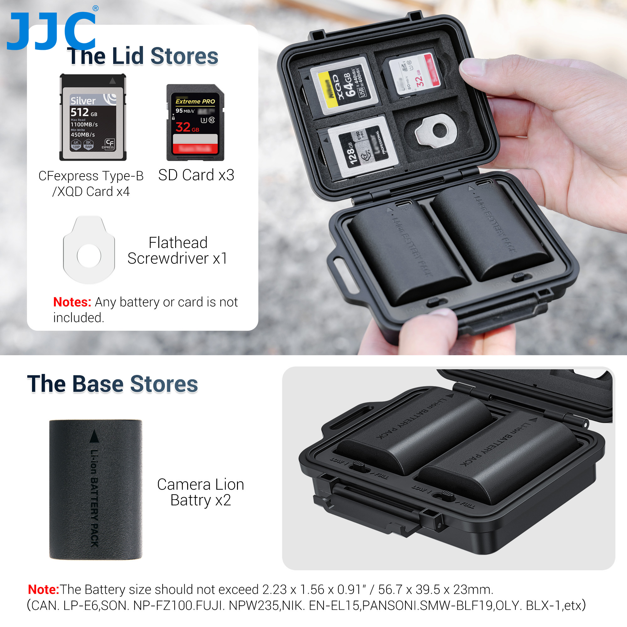 JJC JBC-K2CBS Memory Card & Ba - Memory Card Case 评论和价格