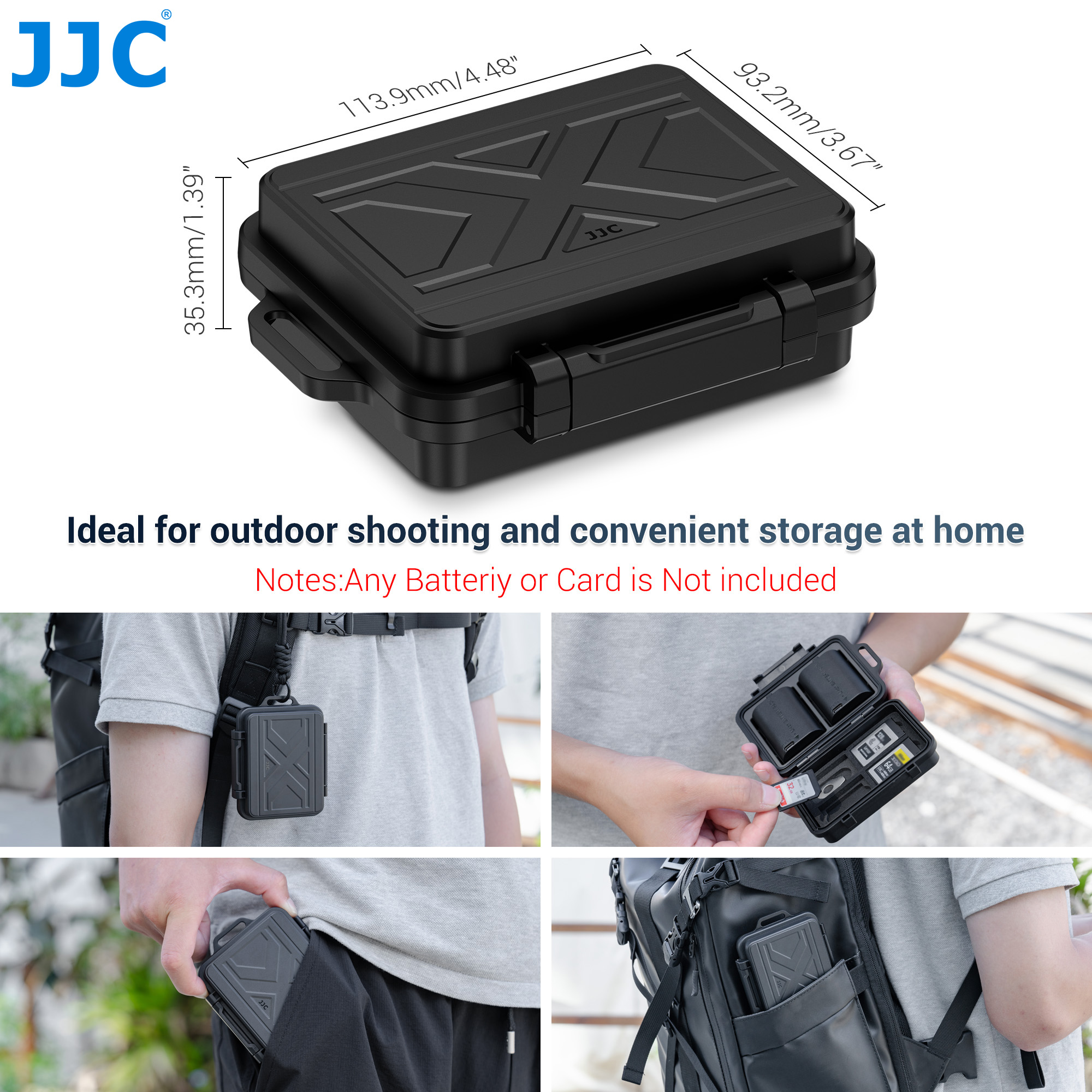 JJC JBC-K2CBS Memory Card & Ba - Memory Card Case 评论和价格