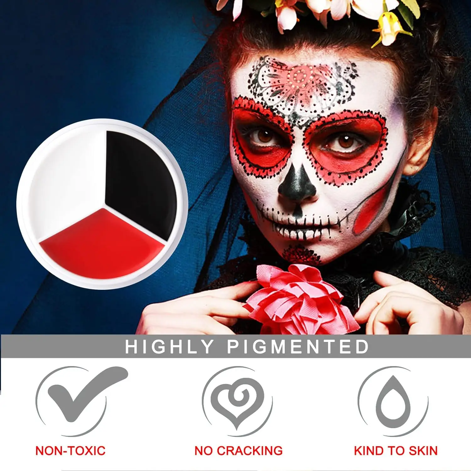 Halloween Makeup Palette Face  - Photography Hobby 评论和价格