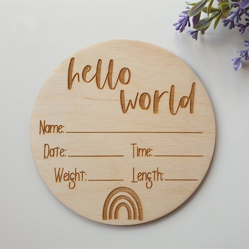 1pcs hello world Baby Birth An - Photography History 评论和价格