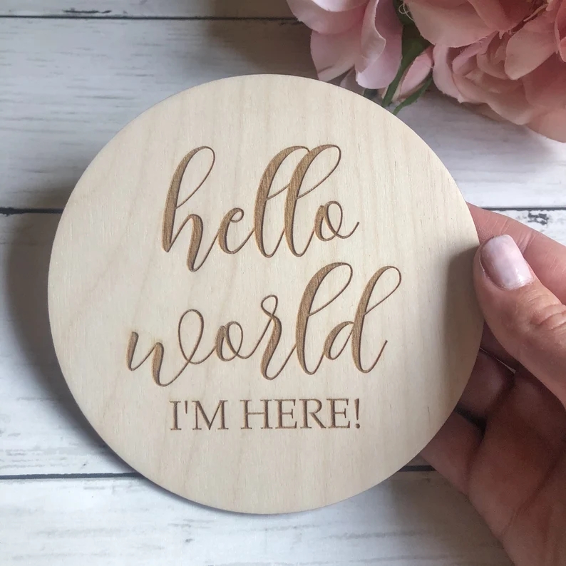 1pcs hello world Baby Birth An - Photography History 评论和价格