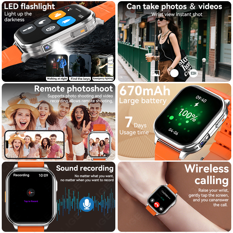 LIGE 2026 Camera Smart Watch M - Photography History 评论和价格